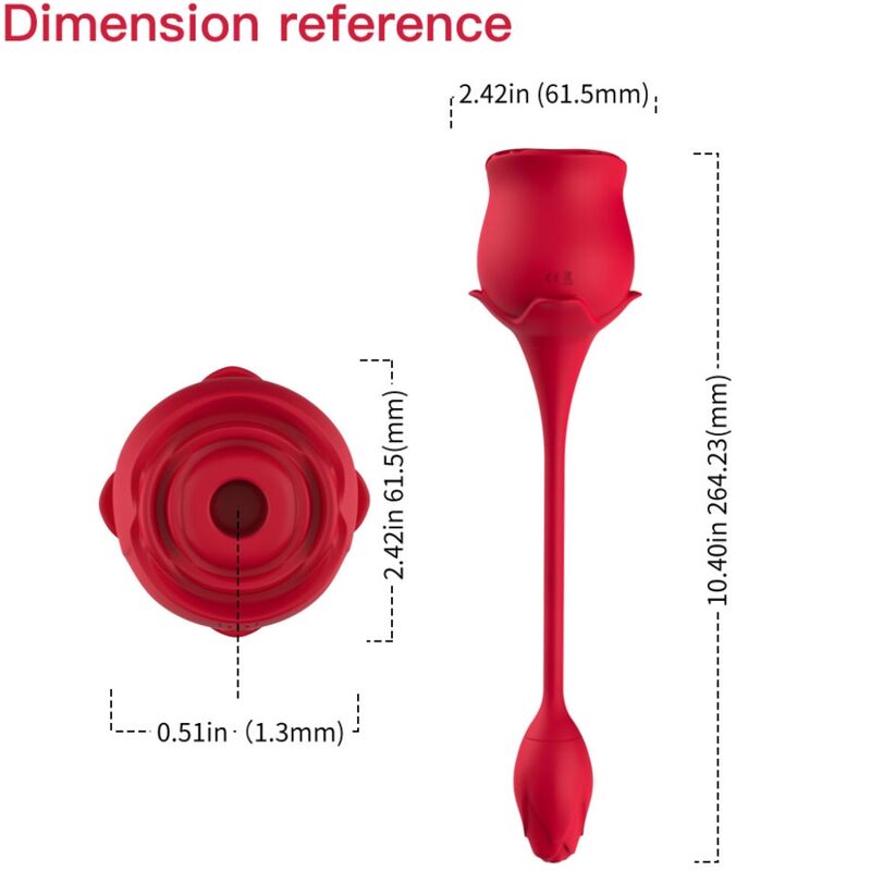 ARMONY - VIBRATEUR DE CLIT PINK LICKING & VIBRATEUR ROUGE