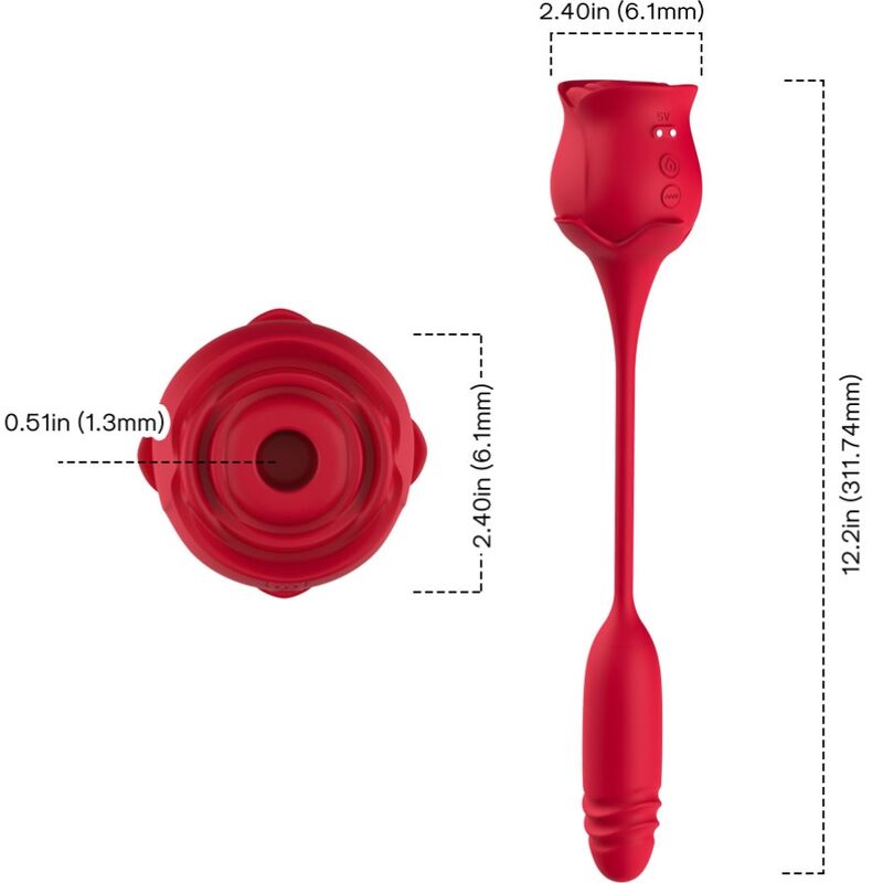 ARMONY - ROSEKNIGTH VIBRATEUR CLITO VIBRANT & VIBRATEUR ROUGE