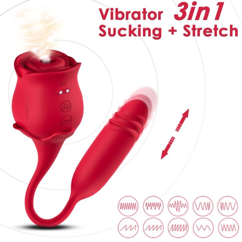 ARMONY - ROSEKNIGTH VIBRATEUR CLITO VIBRANT & VIBRATEUR ROUGE