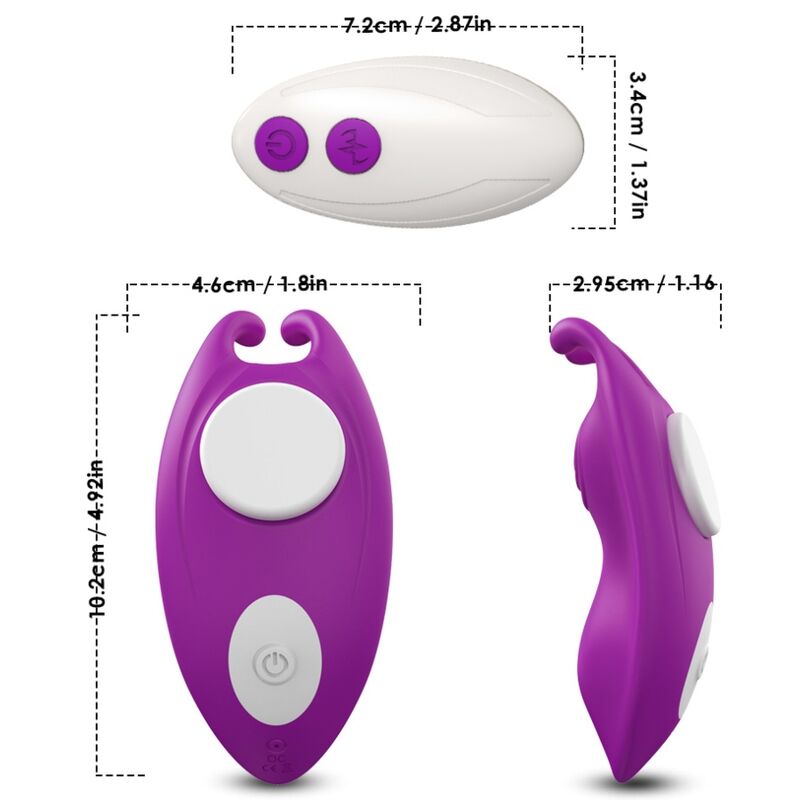 ARMONY - HONEYBEE WEARABLE PANTIES VIBRATEUR G-SPOT TÉLÉCOMMANDE VIOLET