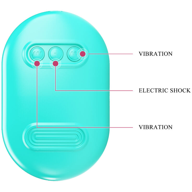 PRETTY LOVE - CAJA SORPRESA CON PINZA DE ELECTROESTIMULACIÓN AZUL