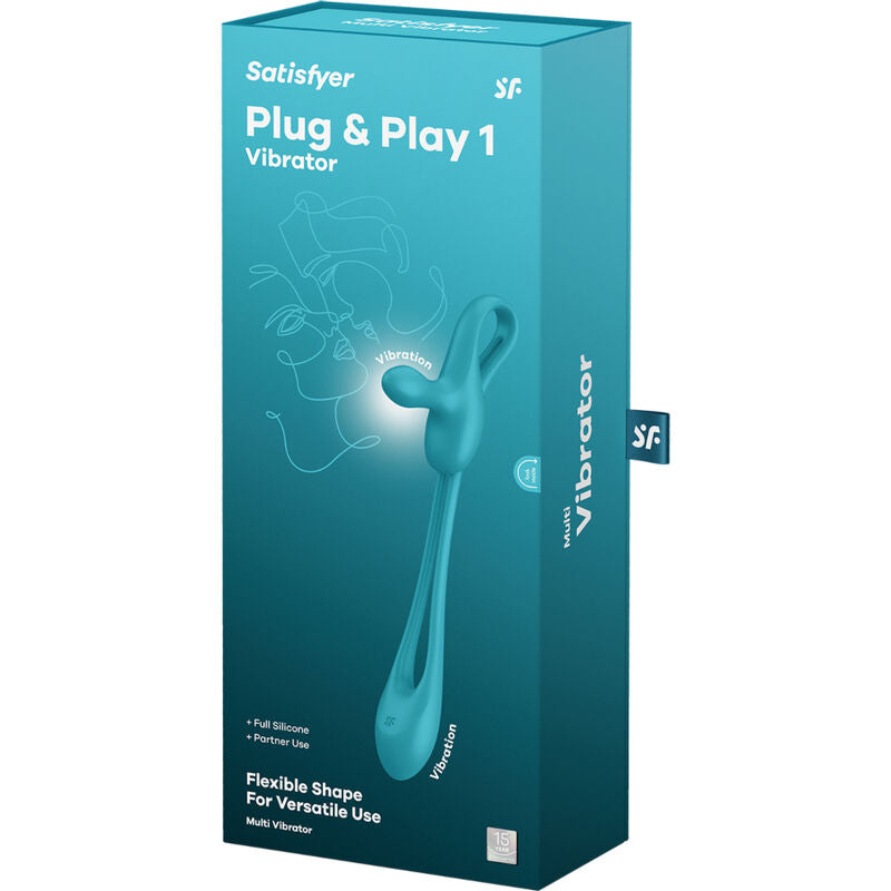 SATISFYER - PLUG &amp; PLAY 1 MULTIVIBRATEUR FLEXIBLE