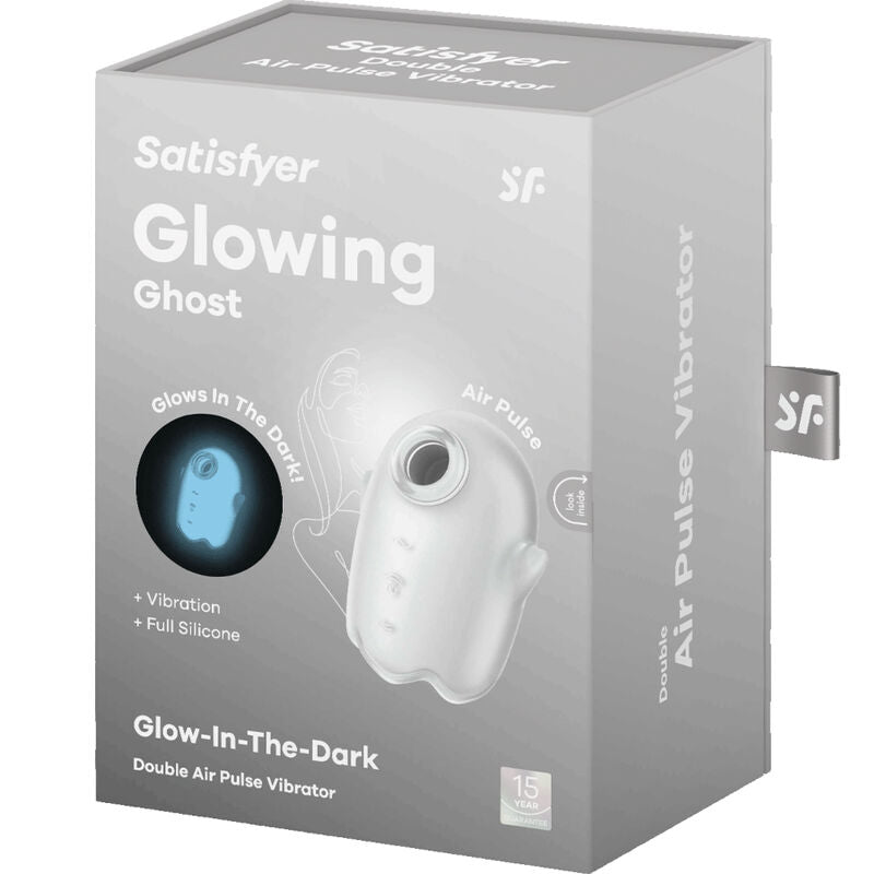 SATISFYER - GLOWING GHOST AIR PULSE & VIBRATEUR JAUNE