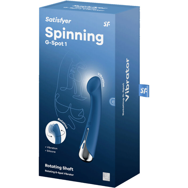 SATISFYER - SPINNING G-SPORT 1 VIBRATEUR ROTATOR ROUGE