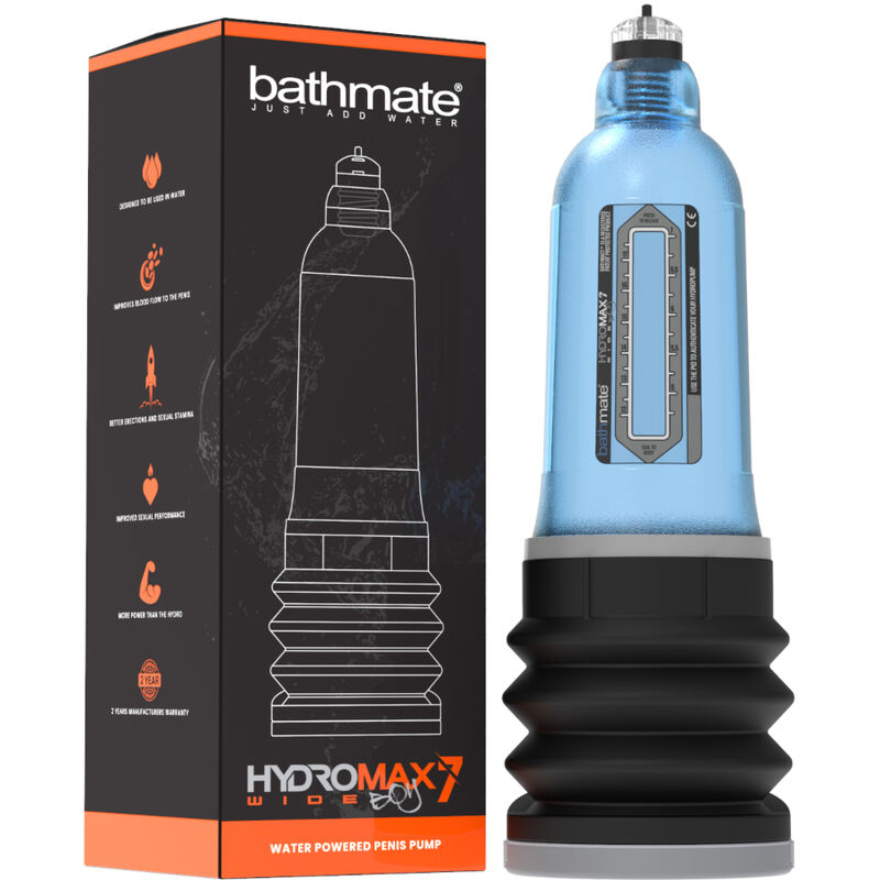 BATHMATE - HYDROMAX 7 WIDE BOY X30 BLEU