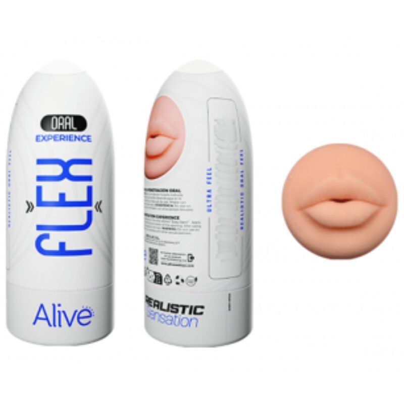 ALIVE - MASTURBATEUR MÂLE FLEX ORAL TAILLE M