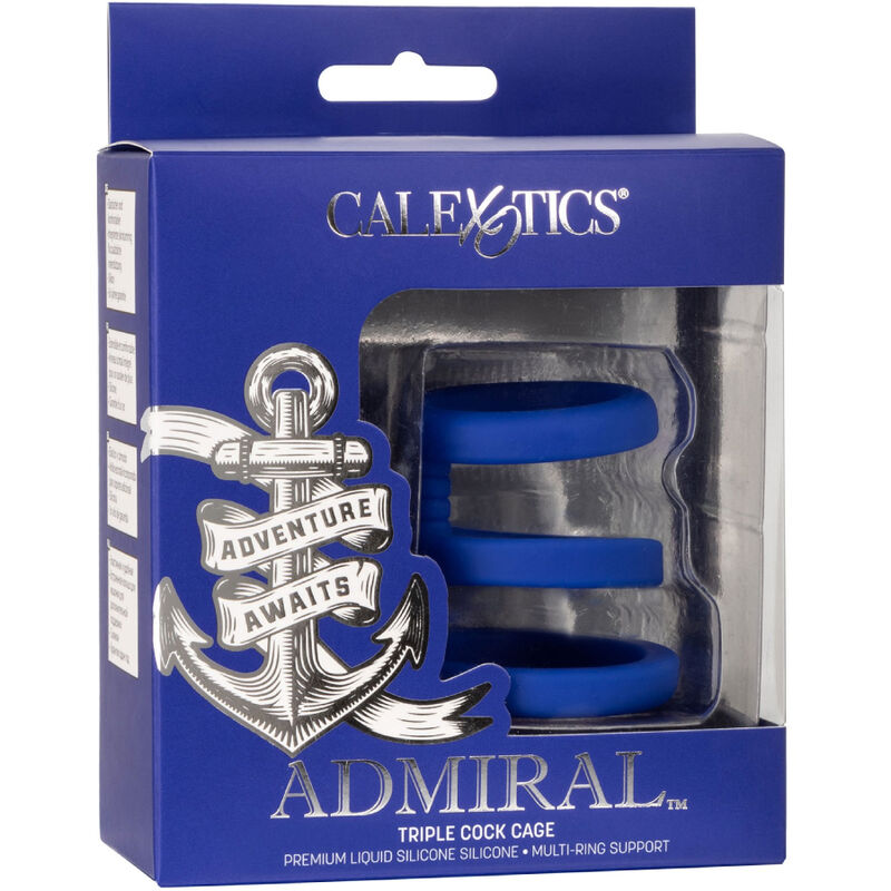 CALEXOTICS - ADMIRAL CAGE BIEN TRIPLE BLEU