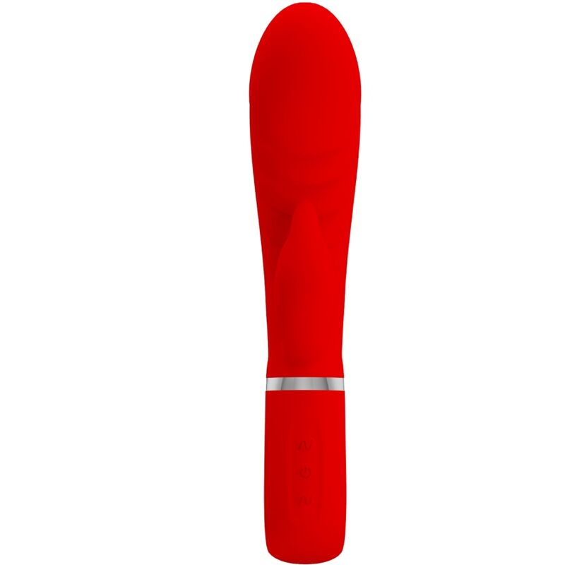 PRETTY LOVE - VIBRATEUR MULTIFONCTION G-SPOT PRESCOTT ROUGE