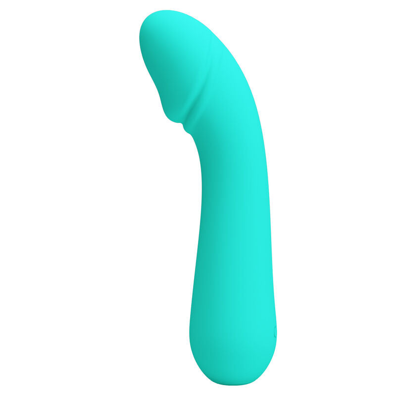 PRETTY LOVE - VIBRATEUR RECHARGEABLE CETUS VERT AQUA