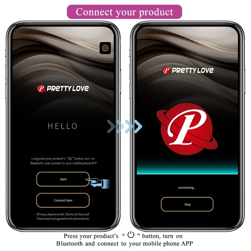 PRETTY LOVE - PLUG ANAL CONTRÔLÉ PAR APPLICATION JEFFERSON VIOLET