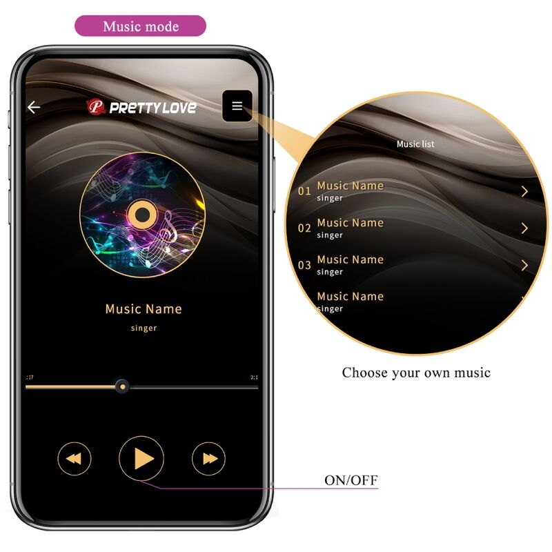 PRETTY LOVE - BILLY VIBRATION VIOLET APPLICATION GRATUITE