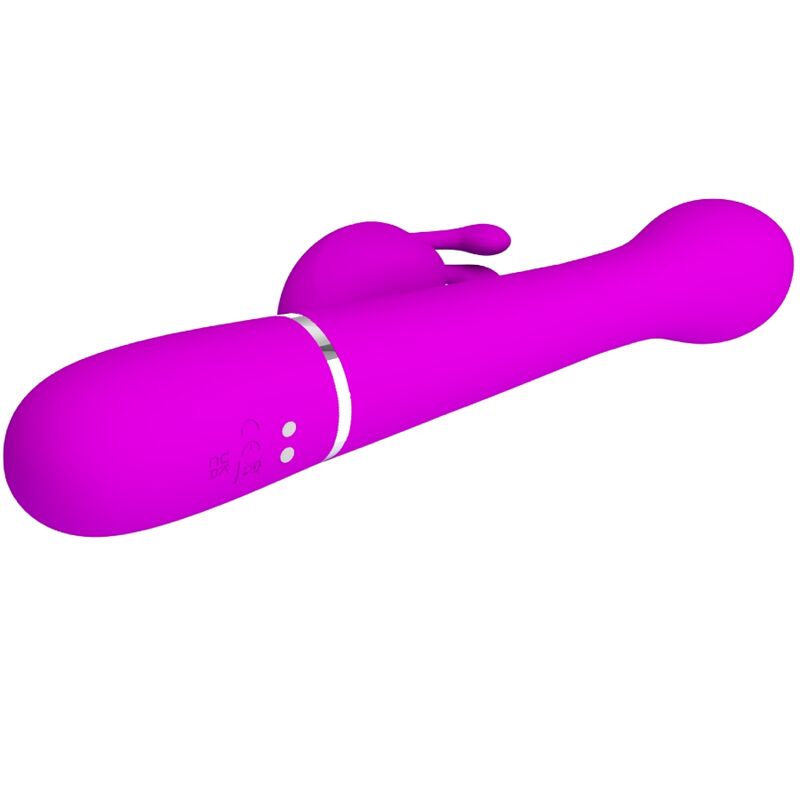 PRETTY LOVE - VIBRATEUR DEJON RABBIT 3 EN 1 MULTIFONCTION VIOLET