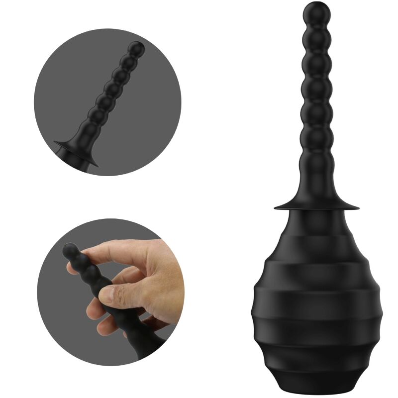 MR PLAY - POTENTE VIBRADOR CON CONTROL REMOTO PLUG ANAL NEGRO