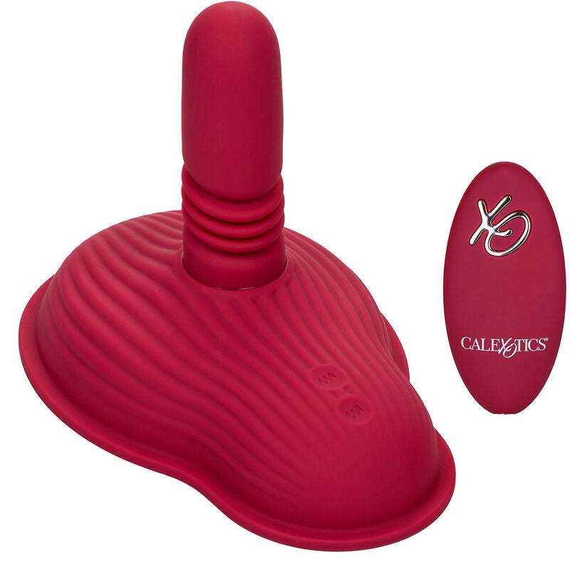 CALEXOTICS - RIDER MASSAGER DOUBLE MOTEUR TÉLÉCOMMANDE ROUGE