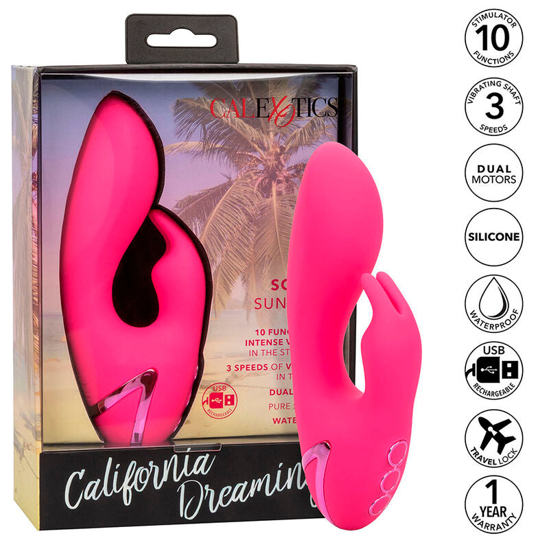 CALEXÓTICAS - SO. VIBRADOR CAL SUNSHINE RABBIT FUCSIA DE CALIFORNIA DREAMING