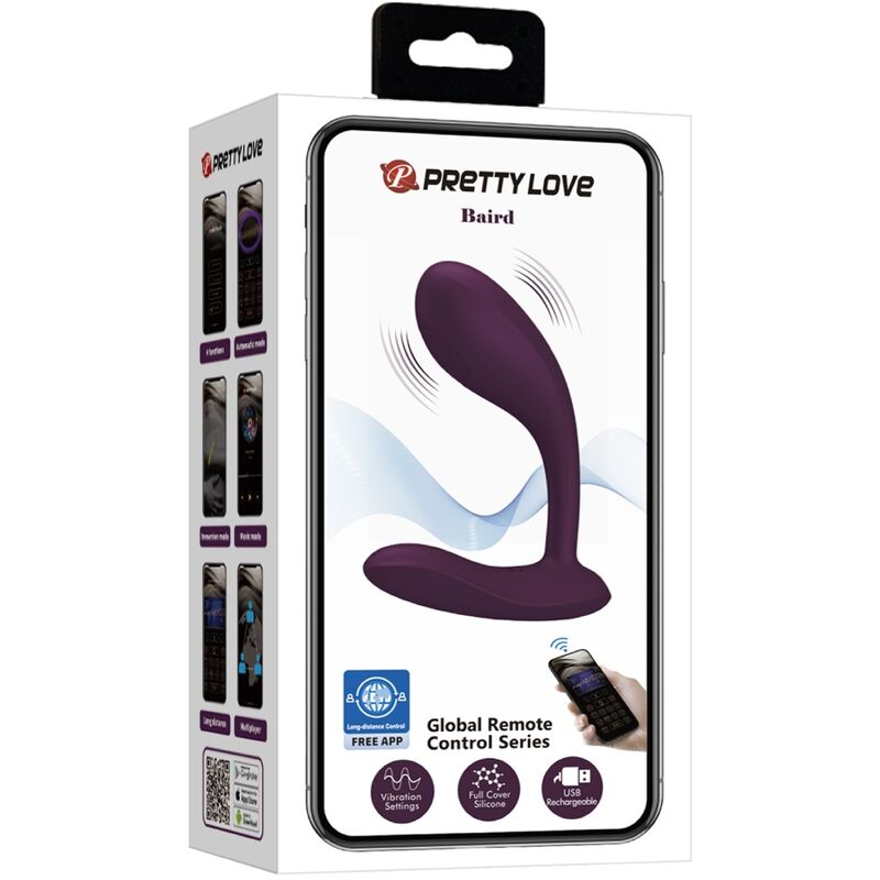 PRETTY LOVE - BAIRD APPLICATION LILA RECHARGEABLE G-SPOT 12 VIBRATIONS