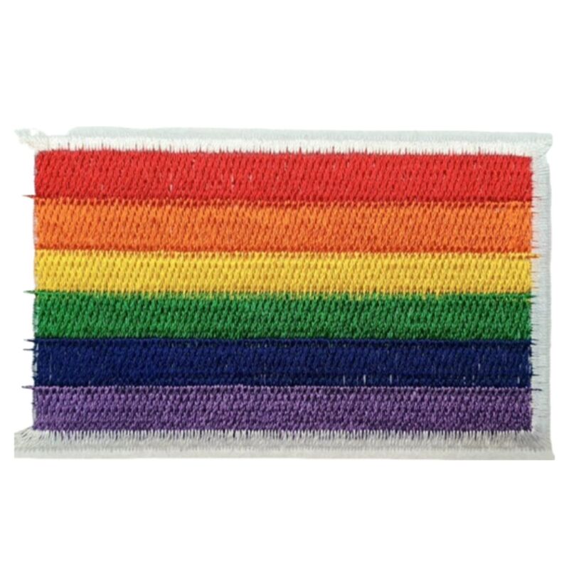 FIERTÉ - PATCH CARRÉ DRAPEAU LGTB