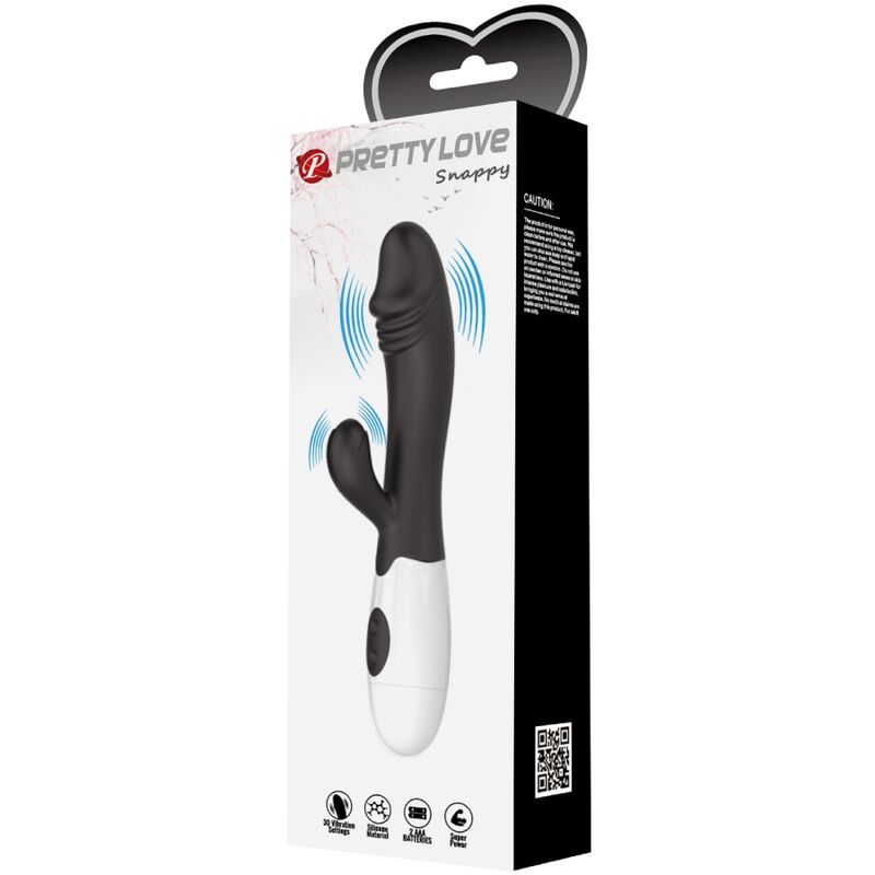 PRETTY LOVE - VIBRATEUR SNAPPY G-SPOT NOIR