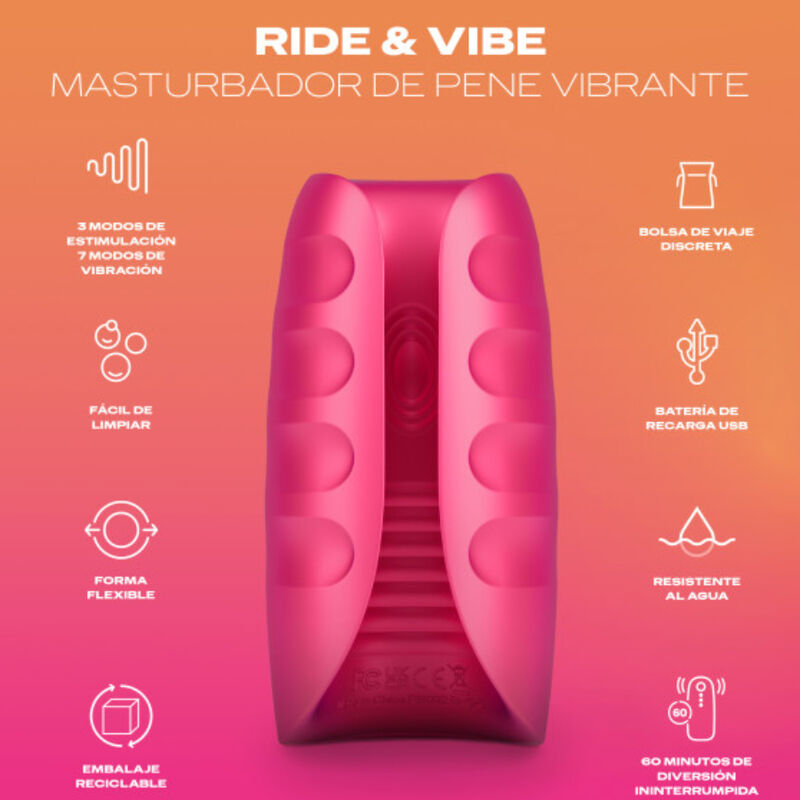 DUREX - MASTURBATEUR VIBRATEUR TOY RIDE & VIBE