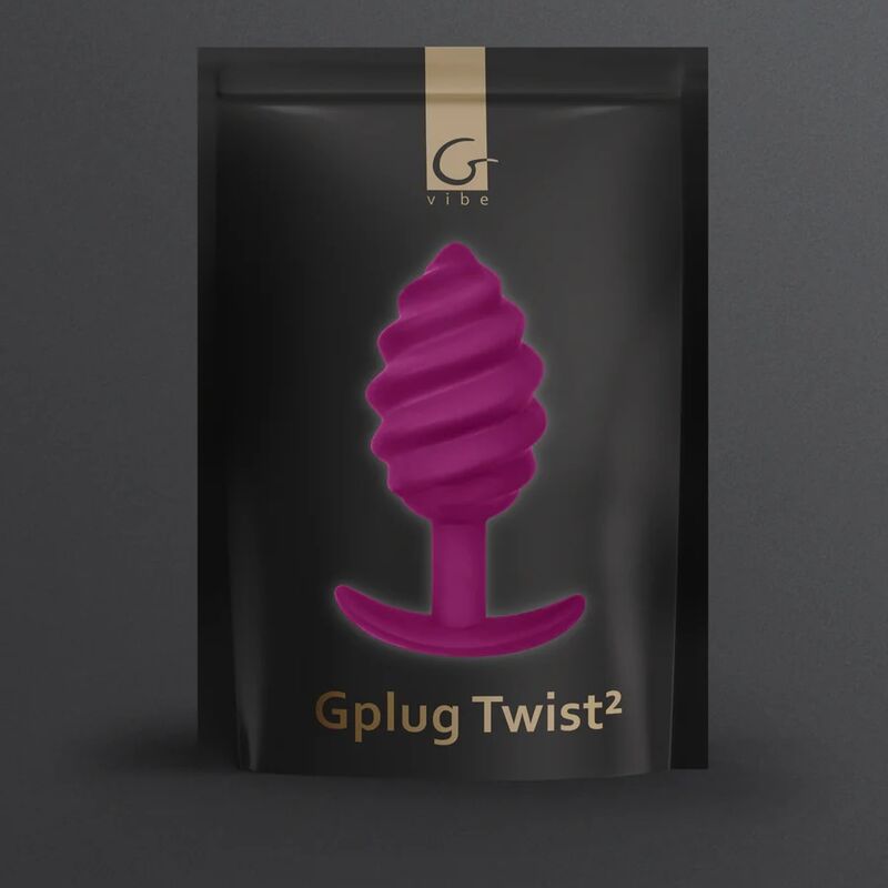 G-VIBE - GPLUG TWIST 2 PLUG ANAL VIOLET