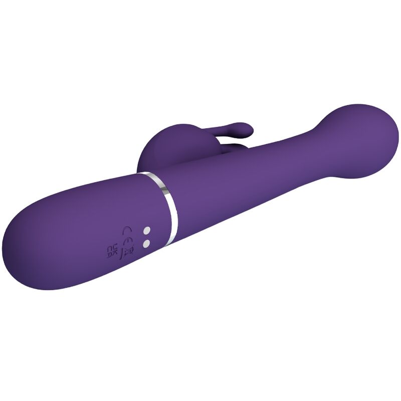 PRETTY LOVE - DEJON VIBRATEUR RABBIT 3 EN 1 MULTIFONCTION VIOLET