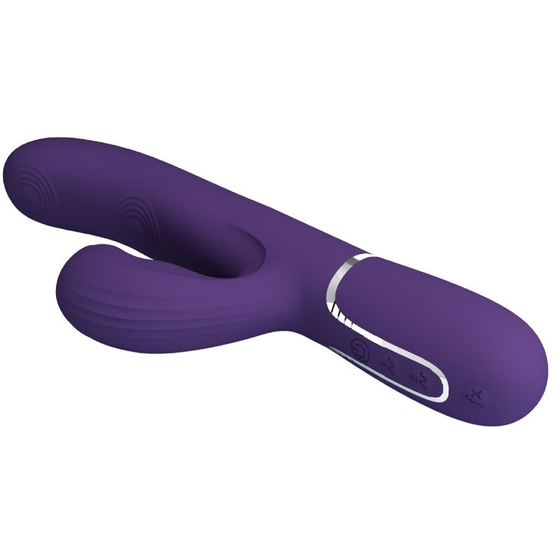 PRETTY LOVE - PERLITA VIBRATEUR G-SPOT 3 EN 1 MULTIFONCTION VIOLET