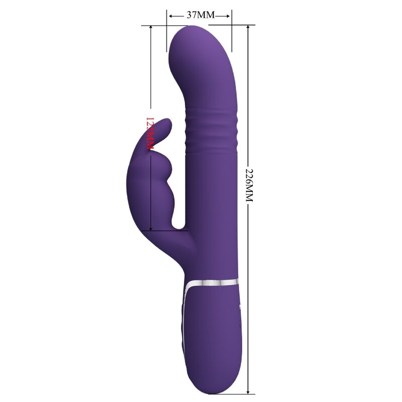 PRETTY LOVE - COALE VIBRATEUR RABBIT 4 EN 1 VIOLET