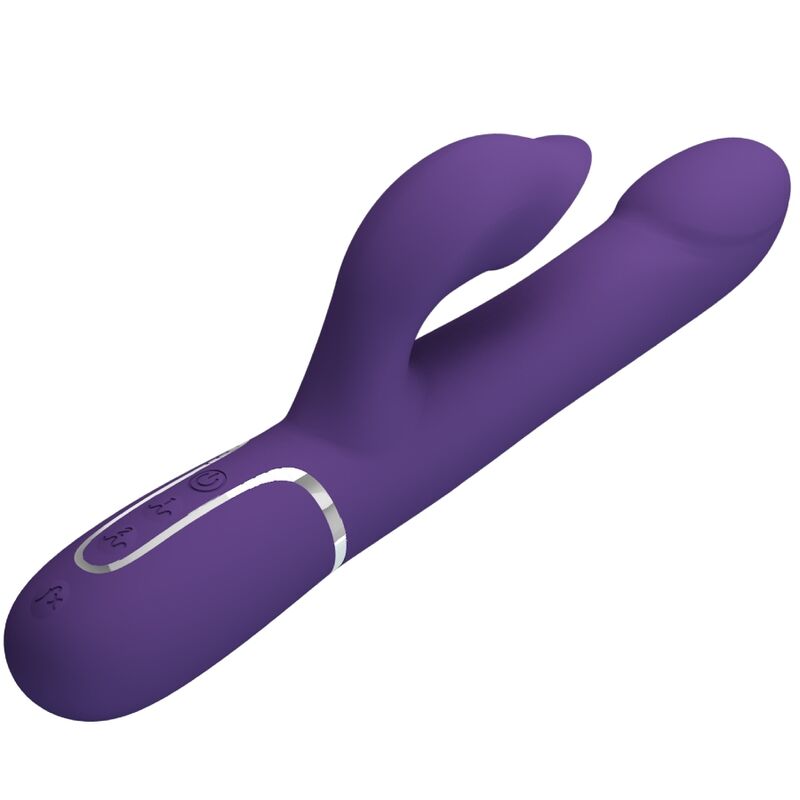 PRETTY LOVE - ZALIN PERLES VIBRATEUR LAPIN 4 EN 1 VIOLET