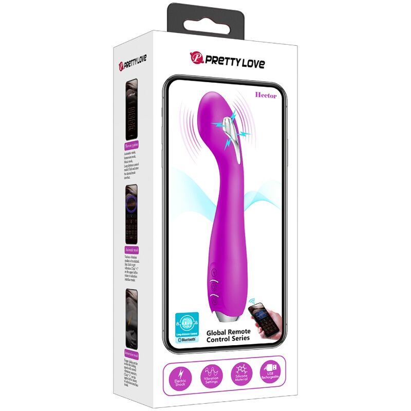 PRETTY LOVE - HECTOR ELECTROSHOCK VIBRATOR APPLICATION GRATUITE VIOLET