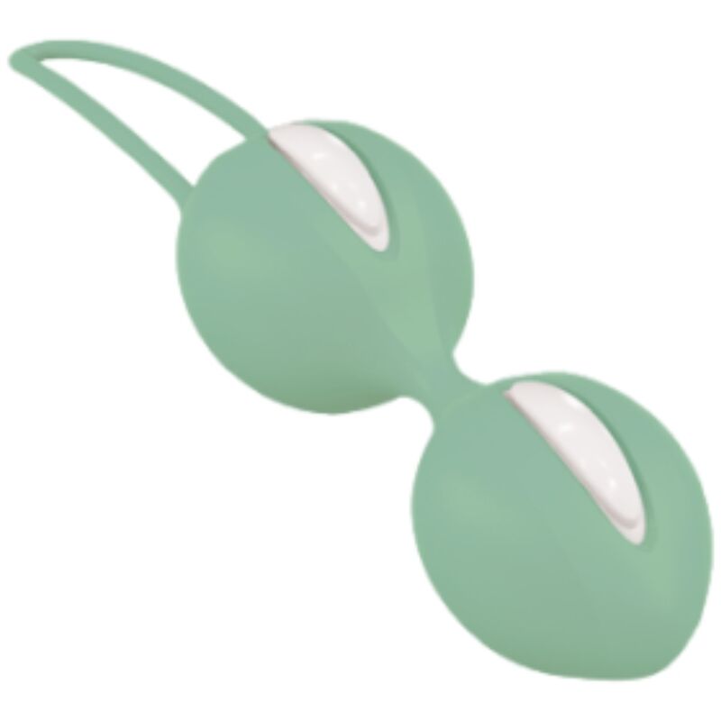 FUN FACTORY - SMARTBALLS DUO BOULES PELVIENNES BLANC / PISTACHE