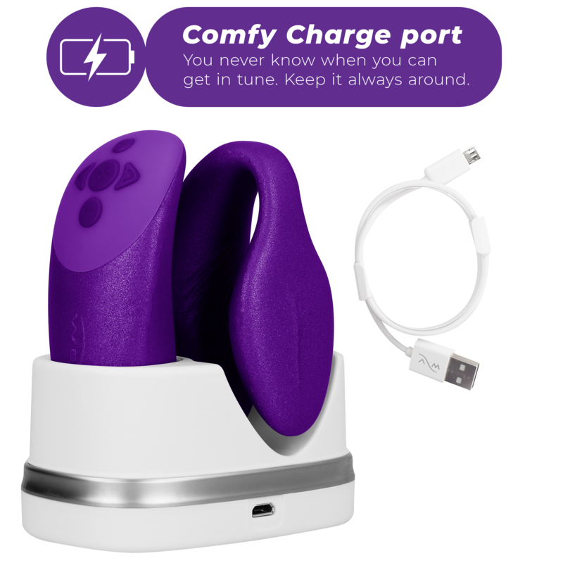 WE-VIBE - VIBRATEUR CHORUS POUR COUPLES AVEC CONTRÔLE DE SQUEEZE LILAS