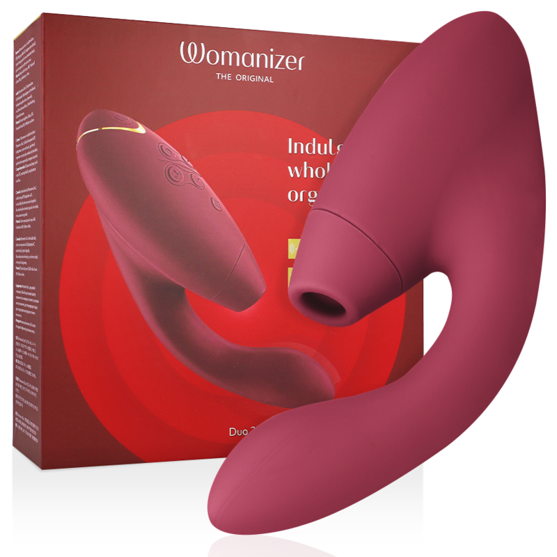 WOMANIZER - DUO 2 STIMULATEUR BORDEAUX