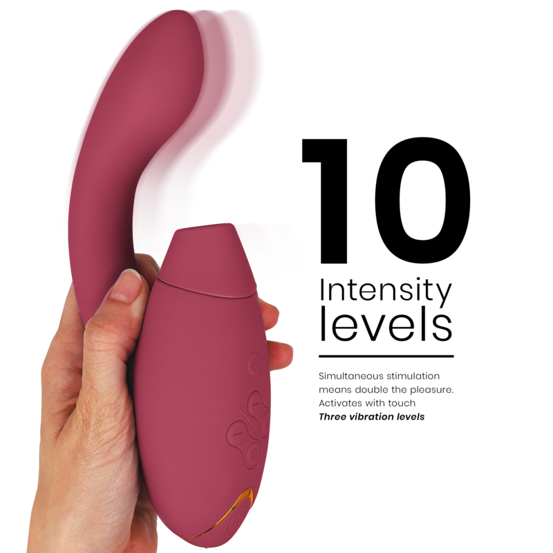 WOMANIZER - DUO 2 STIMULATEUR BORDEAUX