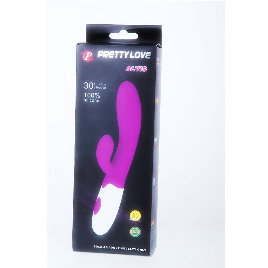 PRETTY LOVE - VIBRATEUR FLIRTATION ALVIS AVEC STIMULATEUR DE CLITORIS