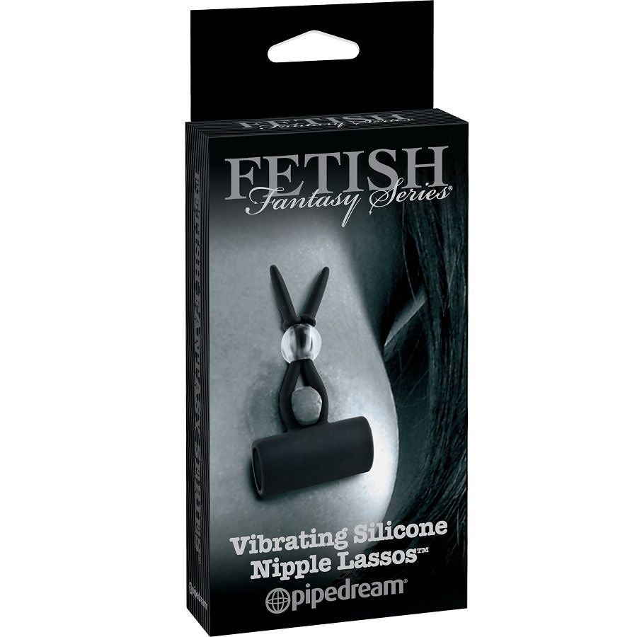 FETISH FANTASY EDITION LIMITÉE - LASSONS À TETONS VIBRANTS EN SILICONE