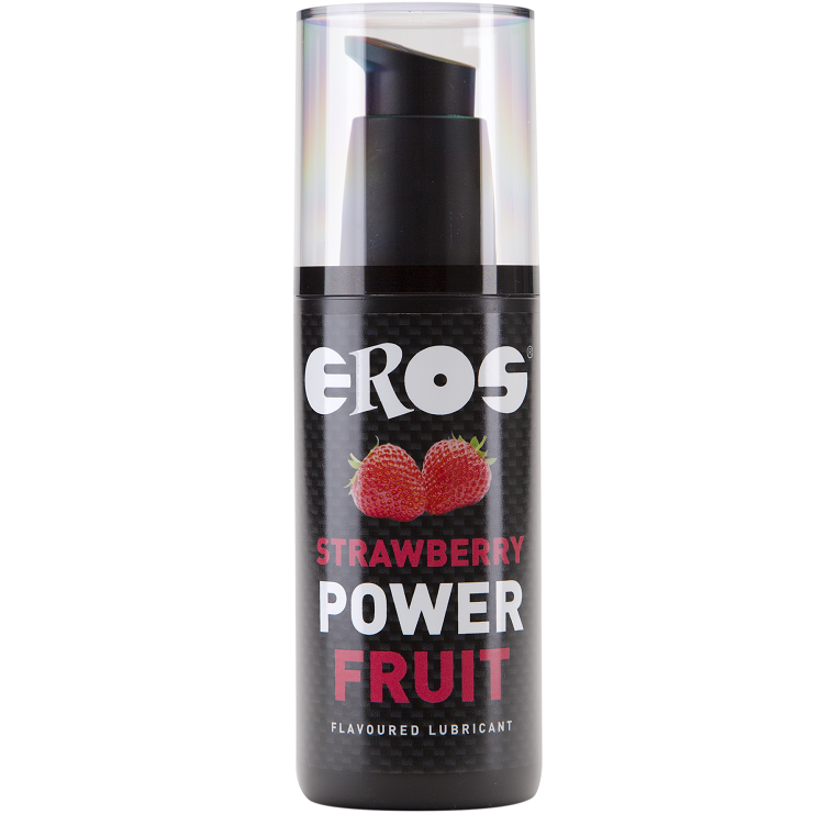 EROS POWER LINE - LUBRICANTE FRESA POWER SABOR FRUTAS 125 ML