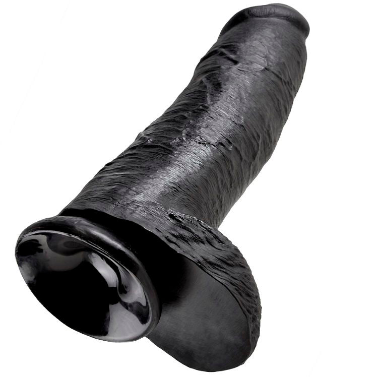 KING COCK - 12 GODE NOIR AVEC BOULES 30.48 CM