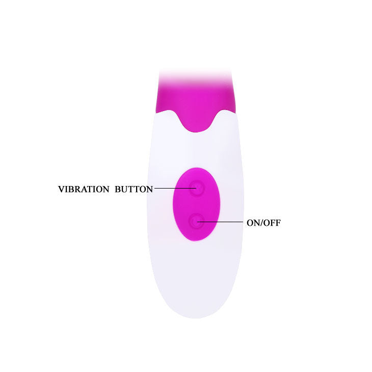 PRETTY LOVE - VIBRATEUR FLIRTATION ALVIS AVEC STIMULATEUR DE CLITORIS