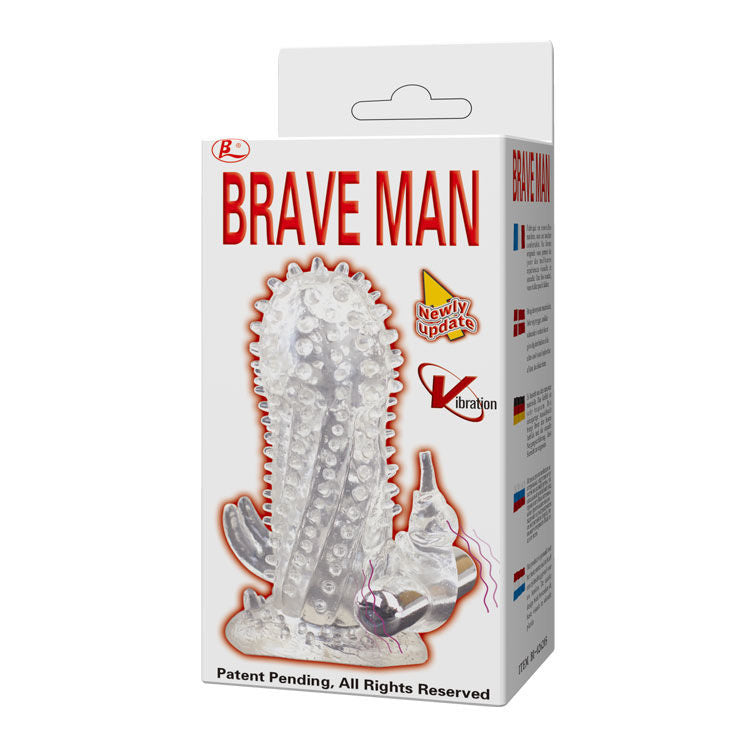 BAILE - BRAVE MAN RABBIT VIBRATEUR EXTENSION DE PÉNIS 