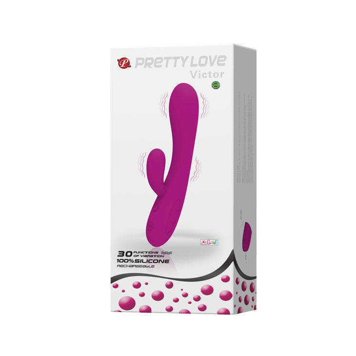 PRETTY LOVE - SMART VIBRATEUR VICTOR AVEC STIMULATEUR DE CLITORIS