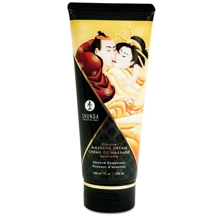 SHUNGA - CRÈME DE MASSAGE AUX AMANDES DOUCES 200 ML