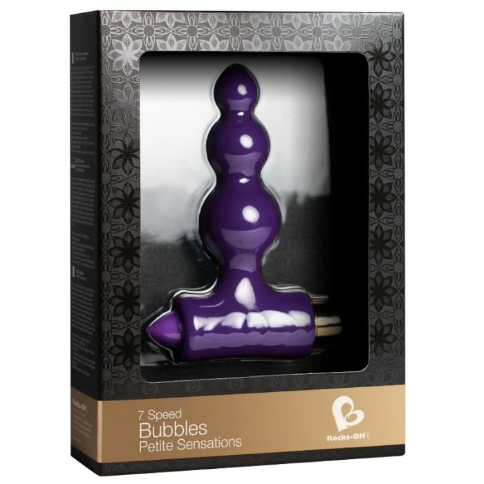 ROCKS-OFF - STIMULATEUR ANAL PETITES BULLES - LILAS