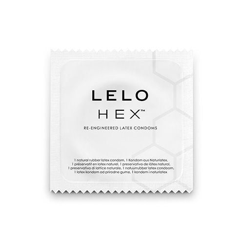 LELO - BOÎTE DE PRÉSERVATIFS HEX 12 UNITÉS