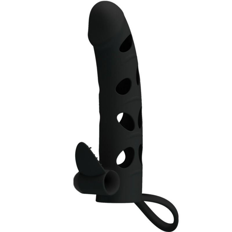 PRETTY LOVE - HOUSSE EN SILICONE AVEC VIBRATION 15,2 CM