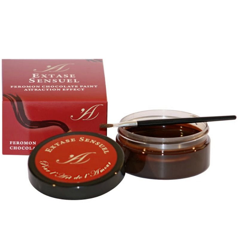 EXTASE SENSUAL - PEINTURE CORPORELLE AU CHOCOLAT AVEC EFFET DATTRACTION 50 ML