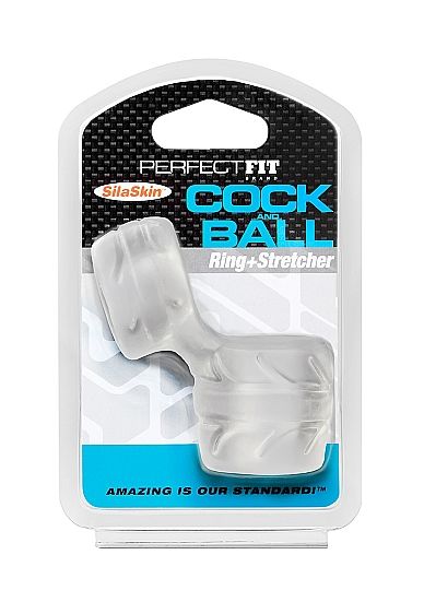 MARQUE PERFECT FIT - SILASKIN COCK & BALL TRANSPARENT