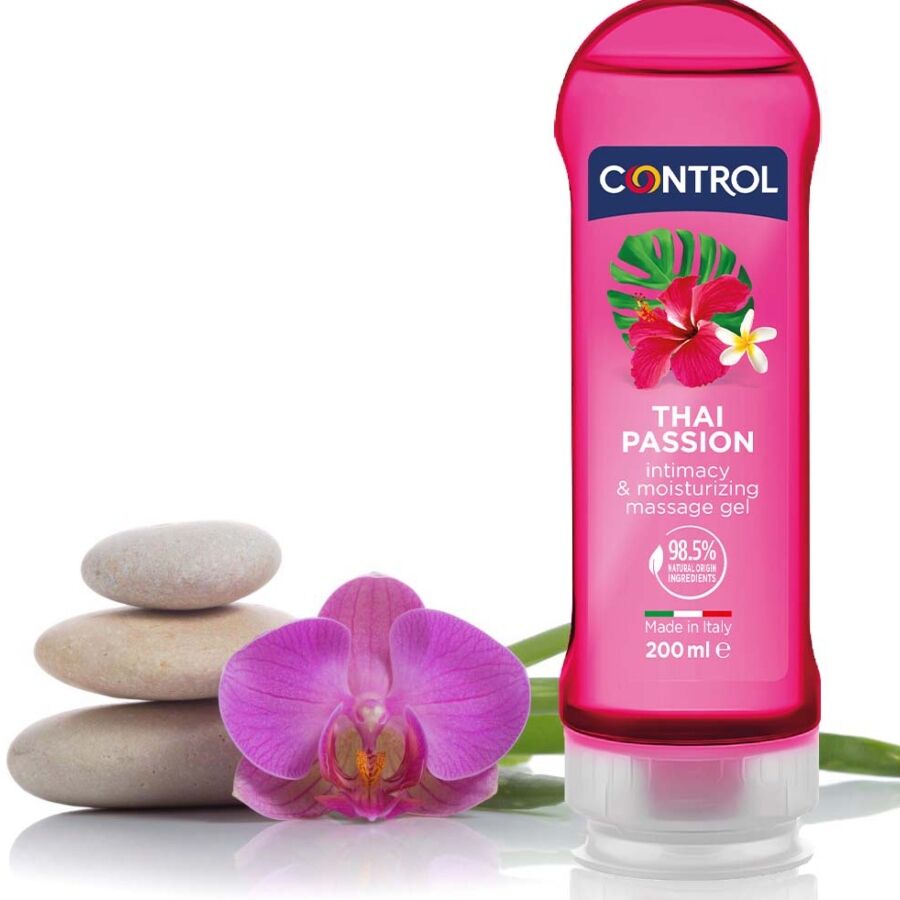 CONTROL - 2 EN 1 MASSAGE & PLAISIR THAI PASSION 200 ML