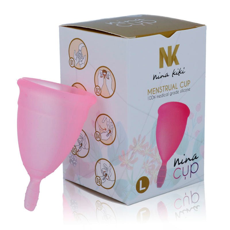 NINA KIKÍ - COUPE MENSTRUELLE ROSE - TAILLE L