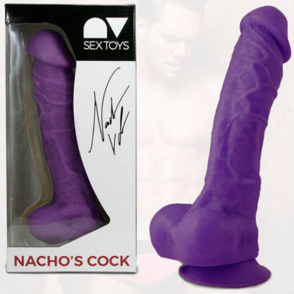 NACHO VIDAL - NACHO VIDAL PÉNIS ARTICULÉ PLICA 24CM LILAS