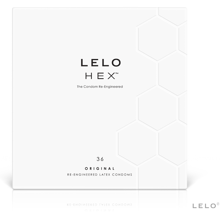 LELO - BOÎTE DE PRÉSERVATIFS HEX 36 UNITÉS